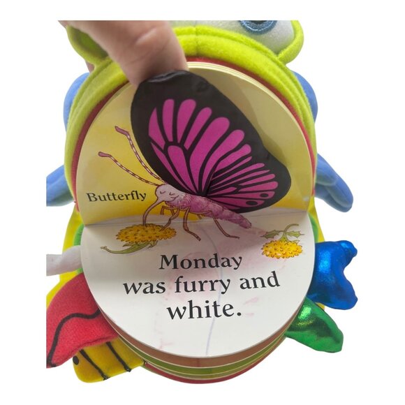 Monday the Bullfrog Huggable Puppet Stuffed Plush Concept Book Days of Week - Picture 9 of 12